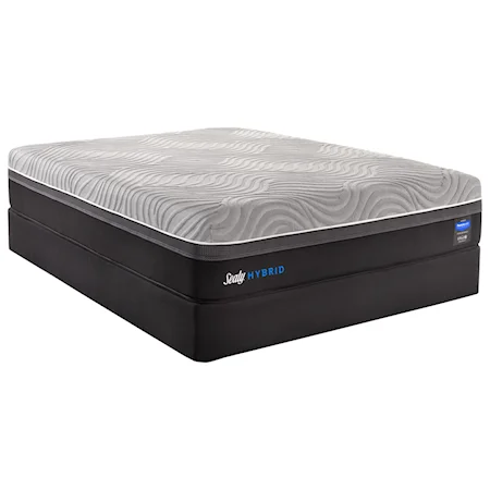 Queen Performance Hybrid Mattress and 5" Low Profile Boxspring